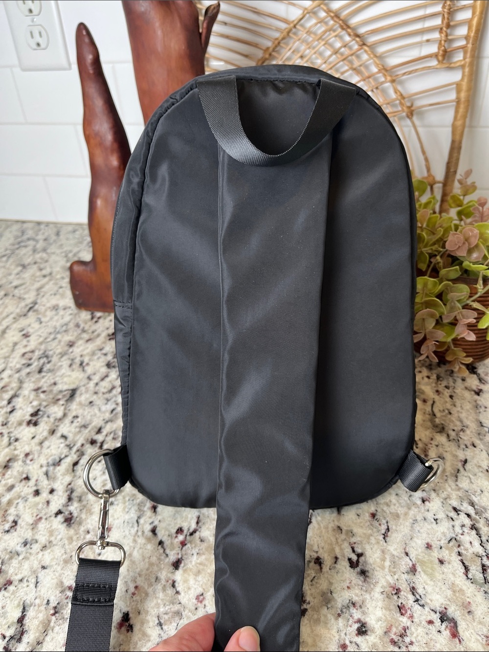 Madden Girl Adjustable Nylon Sling Backpack - Picture 8 of 11